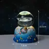 Lámpara de Noche Giratoria Luminosa Bola de Cristal Grabada en 3D Cielo Estrellado Lámpara de Atmósfera Creativa para Dormitorio Escritorio Adorno Regalo de Cumpleaños