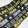 Banda elástica jacquard de alta elasticidad y alta densidad de nailon, ropa interior ropa interior con letra de LOGO impresa, cinta elástica, accesorios para la ropa