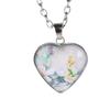 Venta caliente de Temu collar corazón de océano flor de amor colgante de elfo cadena para la clavícula joyería Entrega de una pieza de Temu