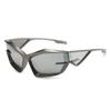 Gafas de Sol de Tecnología Futura Nueva 2023 para Hombre Europeas y Americanas Ins Personalizadas Forma Cóncava Gafas de Sol Ojo de Gato para Mujer Venta al por Mayor