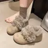 Sapatos Birkenstock femininos super estilosos, que aumentam a altura e com forro de fleece, nova coleção de inverno 2026, botas de neve quentes e fofas, sapatos quentes de algodão, estilo coreano