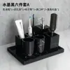 Juego de Lavabo para Baño Taza para Enjuague Bucal Familiar Taza para Cepillo de Dientes Patrón de Mármol para Pareja Suministros de Baño Simples de Lujo Ligero