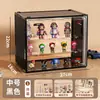 Estante de Exhibición de Cajas Sorpresa Vitrina de Mano Bubble Mate Bloques de Construcción Lego Caja de Almacenamiento de Muñecas con Puerta Magnética a Prueba de Polvo