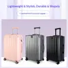 Bagagem de Viagem, Mala de Mão Grande com Rodas Spinner Silenciosas, Cadeado TSA e Alça Telescópica (Para Estudantes, Homens e Mulheres)