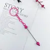 Llavero de Cuentas de Dopamina Hebilla Cuadrada Hebilla Redonda Varilla de Cuentas Pintura Multicolor Llavero para Teléfono Móvil Colgante Pequeño Exquisito