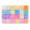 Kit de fabricação de pulseiras de argila de 24 grades transfronteiriças europeias e americanas Kit de fabricação de pulseiras de contas coloridas de 3 mm e 23 cores Kit de joias faça você mesmo