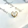 Arete de espina de amor de aleación de titanio F136 rosca interna de titanio G23 circonita labio clavo lengua clavo piercing adorno cabeza