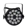 18 luces LED planas de aluminio fundido cuatro en uno para escenarios de bodas luz par luz par luz de ambiente KTV barra de luces luz controlada por voz