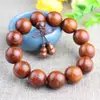 Pulseras de Sándalo Rojo al por Mayor 2.0, Cuentas de Oración Budistas de Madera, 108 Cuentas, Nueva Joyería de Sándalo Estilo Chino para Hombres y Mujeres