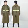 Impermeable para lluvia intensa al aire libre para ciclismo senderismo engrosado impermeable para adultos impermeable para mujer estilo largo engrosado moderno traje de cuerpo completo