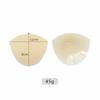 Patch Semicircular Sólido para Seios Patch de Silicone Puro para Seios Europeu e Americano Leve e Fino V Profundo Adesivo Invisível Anti-Exposição Tamanho Grande Patch para Seios