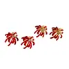 Pendientes Únicos y Deslumbrantes de Esmalte con Fuegos Artificiales de Circonita Roja con un Toque de Lujo de Alta Gama, Pendientes de Tachuela Otoño e Invierno para Mujer