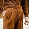 Pantalones Casuales Sueltos para Hombre 2024 Primavera y Otoño Nuevos Pantalones de Traje Rectos Estilo Negocio