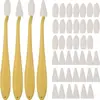 Venta al por mayor de fábrica pluma de pincel de papel 6 Paquete de 3 arte boceto pincel pintura con pincel pluma para difuminar estudiantes juego completo