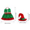 Ropa Navideña Transfronteriza Decoración Set de Botella de Vino Navideño Elfo de Dibujos Animados Set de Vino Decoración de Ambiente de Fiesta Accesorios
