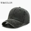 Gorras de Béisbol Lavadas de Alta Gama Estilo Europeo y Americano con Bordado de Logo Personalizado, Gorras Vintage de Pico de Pato, Sombreros de Mezclilla de Moda