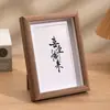 Nuevo Marco Tridimensional Estilo Chino de 6 pulgadas Marco Vacío Marco de Pared de Madera para Caligrafía y Pintura 7810 pulgadas A4 Soporte de Exhibición Cultural y Creativo Hecho a Mano