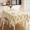 Mantel Fresco y Sencillo Estilo Ins, Impermeable y a Prueba de Aceite, Mantel de Mesa sin Lavado, Mantel Rectangular para Mesa de Comedor, Sensación de Lujo Ligero y Alta Gama, Mantel para Mesa de Café