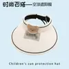 Sombrero de Sol para Bebés Niñas, Sombrero de Sol de Verano para Niños, Sombrero Infantil, Gorra con Visera de Dibujos Animados, Ala Ancha, Protección UV