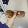 Nova caixa de óculos de sol à prova de UV Internet celebridade retro geléia cor do oceano peça duplo feixe mi unha piloto óculos de sol