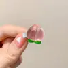 2025 Nuevo Pasador Rosa Dopamina Y2K para Mujer Clip para Flequillo Lateral Pequeño Dulce y Lindo Tocado de Moda