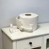 Portarrollos de papel higiénico, estante para rollos de papel, estante divertido para almacenar pañuelos, decoración del hogar, adorno de escritorio, pieza decorativa de moda
