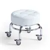 Taburete pequeño con ruedas, taburete bajo, taburete de rodaje silencioso, taburete para caminar para niños, taburete de manicura, taburete de pedicura, taburete para cambiarse de zapatos, herramienta para el cuidado infantil
