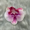 Cabeça de Flor de Orquídea Phalaenopsis Artificial, Textura de Película Impressa em 3D, Buquê Exquisito para Decoração de Casamento e Lembrança