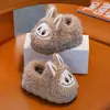 Pantuflas de algodón para niños estilo padre-hijo para niños y niñas, zapatos de algodón cálidos de felpa engrosada, pantuflas de algodón para toda la familia y parejas, dropshipping