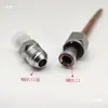 Conector de Tubería Expandido de Acero Inoxidable 304, Conector de Tubería de Cobre Expandido, Terminal Recto de Cobre Expandido con Rosca Exterior