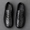 Mocasines Slip-On para Hombre Zapatos Casuales de Cuero Suela Suave Moda Trendy Venta al por Mayor Antideslizantes Suela Suave