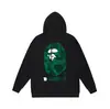 Moda Urbana Transfronteriza de Comercio Exterior Marca Unisex Otoño e Invierno Estampado de Letras Sudadera con Capucha Holgada Pulóver Sudadera Ape Casual Versátil