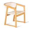 Cadeira de jantar em madeira maciça, cadeira de mesa, cadeira de chá, cadeira de escritório com encosto, cadeira de sala de jantar doméstica estilo chinês, luxo leve moderno minimalista