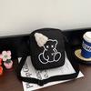 Foreign Trade 2022 Spring New Canvas Japanese and Korean ins Small Fresh Cute Sweet Student Women Crossbody Shoulder Bag