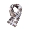 Bufanda Nueva de Cachemira a Cuadros para Hombres y Mujeres, Cálida para Otoño e Invierno, Versátil Versión Coreana, Bufanda de Cuello Gruesa Tejida