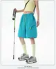 Novos Shorts Casuais Versáteis Unissex de Cintura Elástica Retos à Prova d'Água da Marca Tendência para Uso Externo Shorts Esportivos
