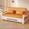 Sofá cama sencillo para dos personas, sofá cama retráctil multifuncional para salas de estar pequeñas, modelo nuevo de sofá cama individual para balcón