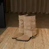 Botines de Estilo Retro con Remaches First Encounter Season para Mujer, Punta Fina, Tacón Delgado, Adelgazantes y Favorecedores de la Figura, Botas de Moda Versátiles y a la Moda
