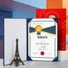 Tênis de mesa futebol basquete badminton vôlei natação certificado A4 30% de desconto certificado honorário impresso personalizado página interna wy