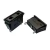Enchufe Americano Estándar de Casete de Dos Orificios Enchufe Americano de Alimentación de Dos Orificios 26*16mm Enchufe Americano Estándar de Dos Orificios 15A125V