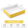 Kaibaiya vajilla de melamina ángulo recto caja cuadrada de plástico plato plato para hot pot comercial plato para barbacoa de autoservicio plato de exhibición