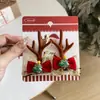 Pinzas Navideñas para el Cabello para Mujer, Pinzas Laterales de Sombrero Navideño, Accesorios para el Cabello, Pasadores, Pinzas de Cocodrilo, Adornos Navideños para la Cabeza