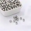 Contas Banhadas a Ouro 14K de Cobre Acessórios para Joias Artesanais DIY Contas Soltas Contas Redondas Contas Espaçadoras para Pulseira Venda por Atacado de Fábrica em Estoque