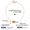 Colar com Pingente de Raquete de Tênis Personalizado Estilo Europeu e Americano Wanxing, Venda Quente Transfronteiriça Colar Corrente de Clavícula de Aço Inoxidável 18K de Alta Qualidade