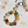 Cadena para teléfono móvil de raíz Bodhi con garra de gato, pareja, lindo cordón para funda de teléfono, colgante para unidad USB, llavero Wenwan para mujer al por mayor