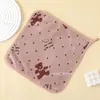Fofo, Absorvente de Água, Não Solta Fiapos de Fleece Coral, Super Macio, Conveniente para Pendurar, Pequenas Toalhas Infantis para Cozinha e Banheiro, Atacado do Fabricante