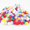 Venta al por mayor de bolas de pelo de colores de alta elasticidad, pompón creativo de seguridad, bolas de pelo de colores mezclados, juguetes educativos de bricolaje hechos a mano para niños, cero