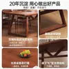 Mesa de Comedor para Hogar Apartamento Pequeño Sala de Estar Una Mesa Cuatro Sillas Mesa de Tablero Combinación Catering Comercial Restaurante de Comida Rápida Mesa Rectangular