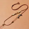 Nuevo Cordón Colgante Minimalista Tejido a Mano Estilo Chino, Adecuado para Colgar Thangkas, Cera de Abejas y Colgantes de Jade, Collar de Cuerda de Algodón Estilo Étnico Vintage