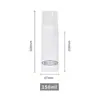 Frasco Mousse Espumante Tipo Pressão com Boca de Rosca 42mm, Frasco Plástico PET com Tampa de Bomba, Frasco Espumante Mousse Portátil 120ml Atacado